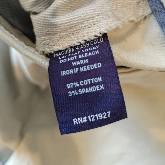 Johnnie O Men's •Size 38• Chino Shorts Nimbus Gray 9.5 Inch Preppy Pockets - Picture 5 of 9